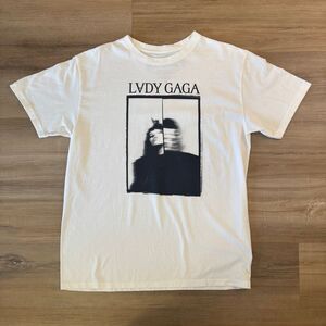 Urban Outfitters Lady Gaga White Mayhem Shirt Sz Medium Pop Icon Official Merch